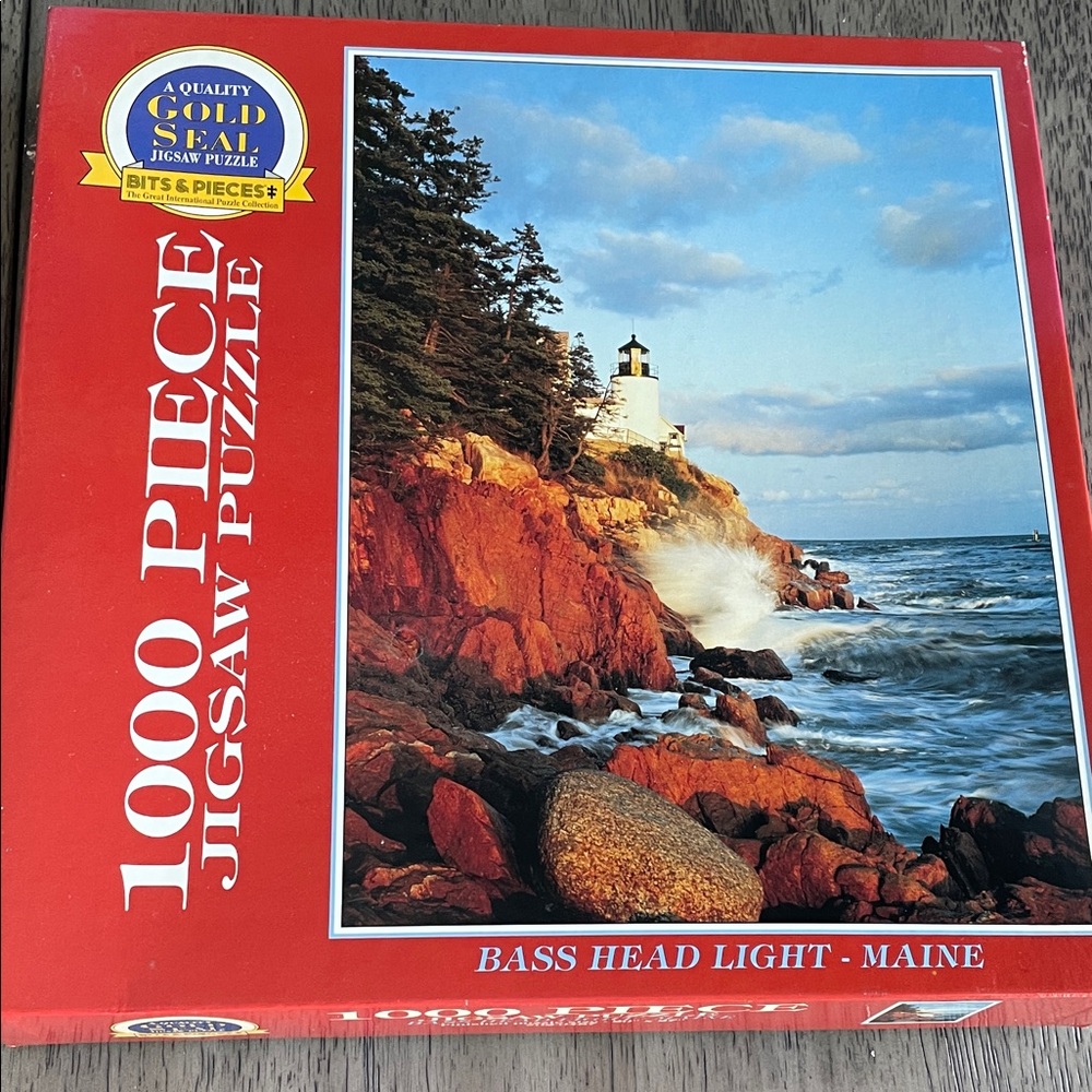 1000 Piece Jigsaw Puzzle - Bass Head Light, Maine